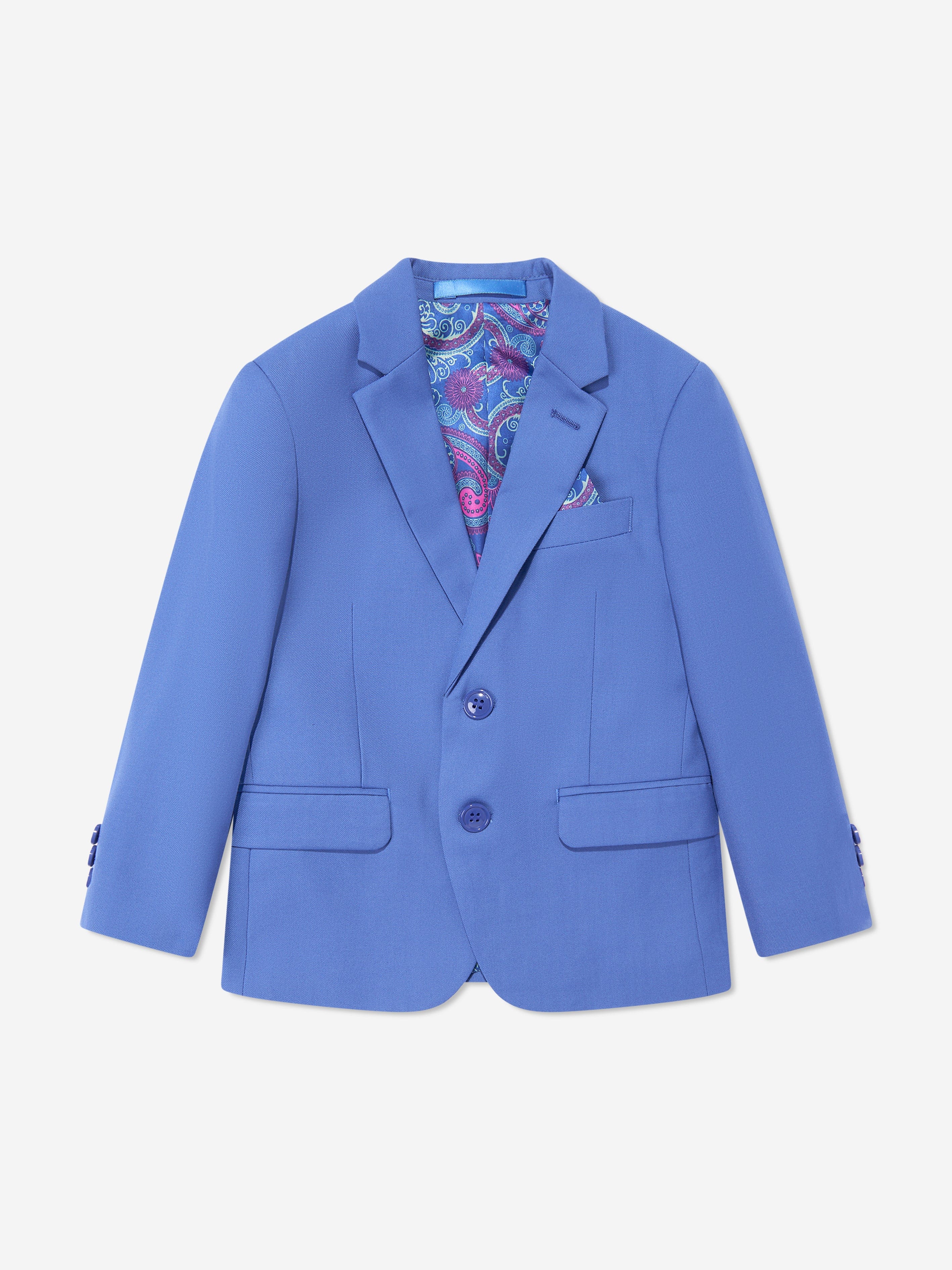 SUITLAB London Boys 7 Piece Suit Set in Dusty Blue | Smart Occasion Wear