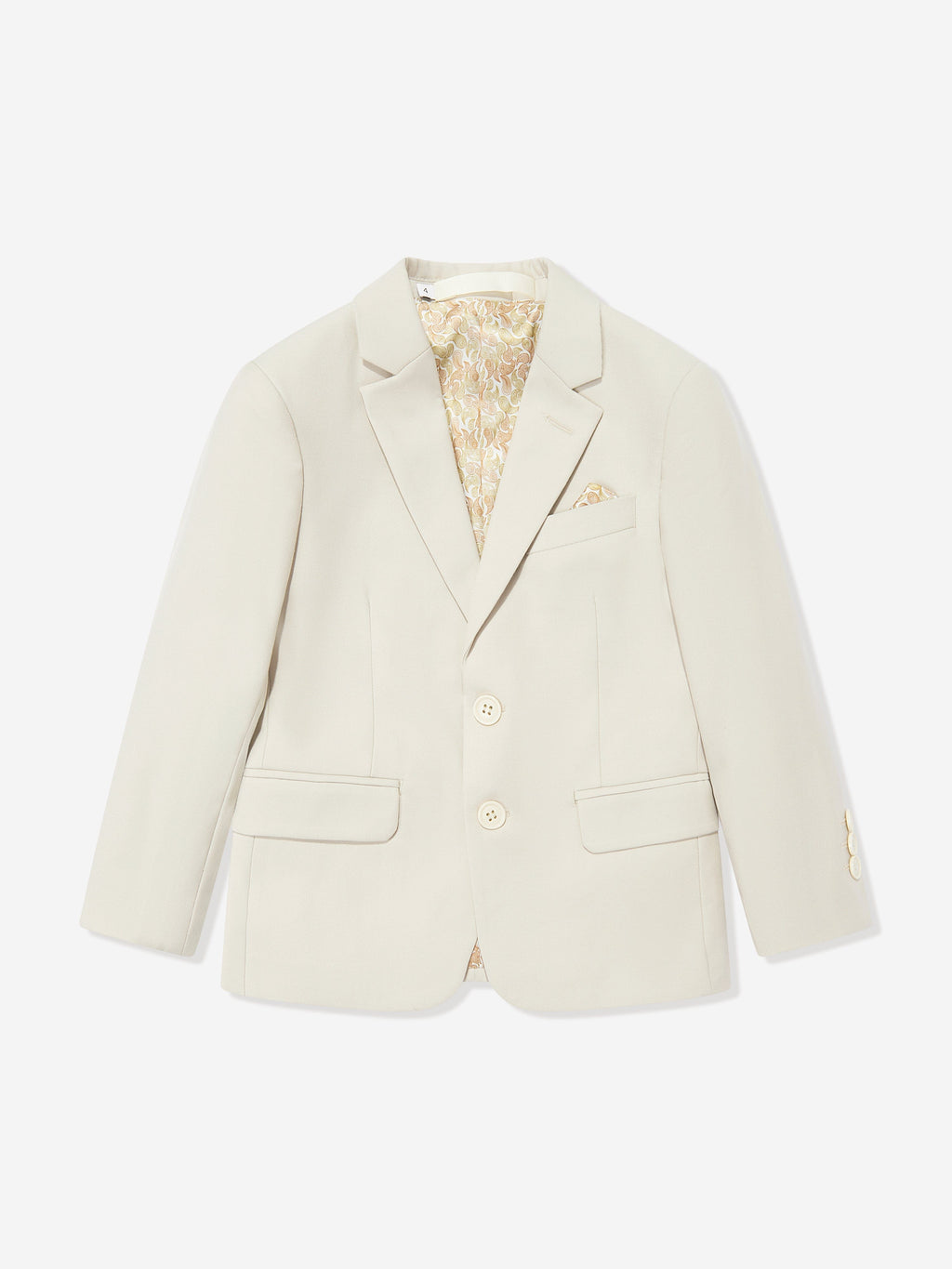 SUITLAB London Boys 7-Piece Beige Viscose Blend Formal Suit Set