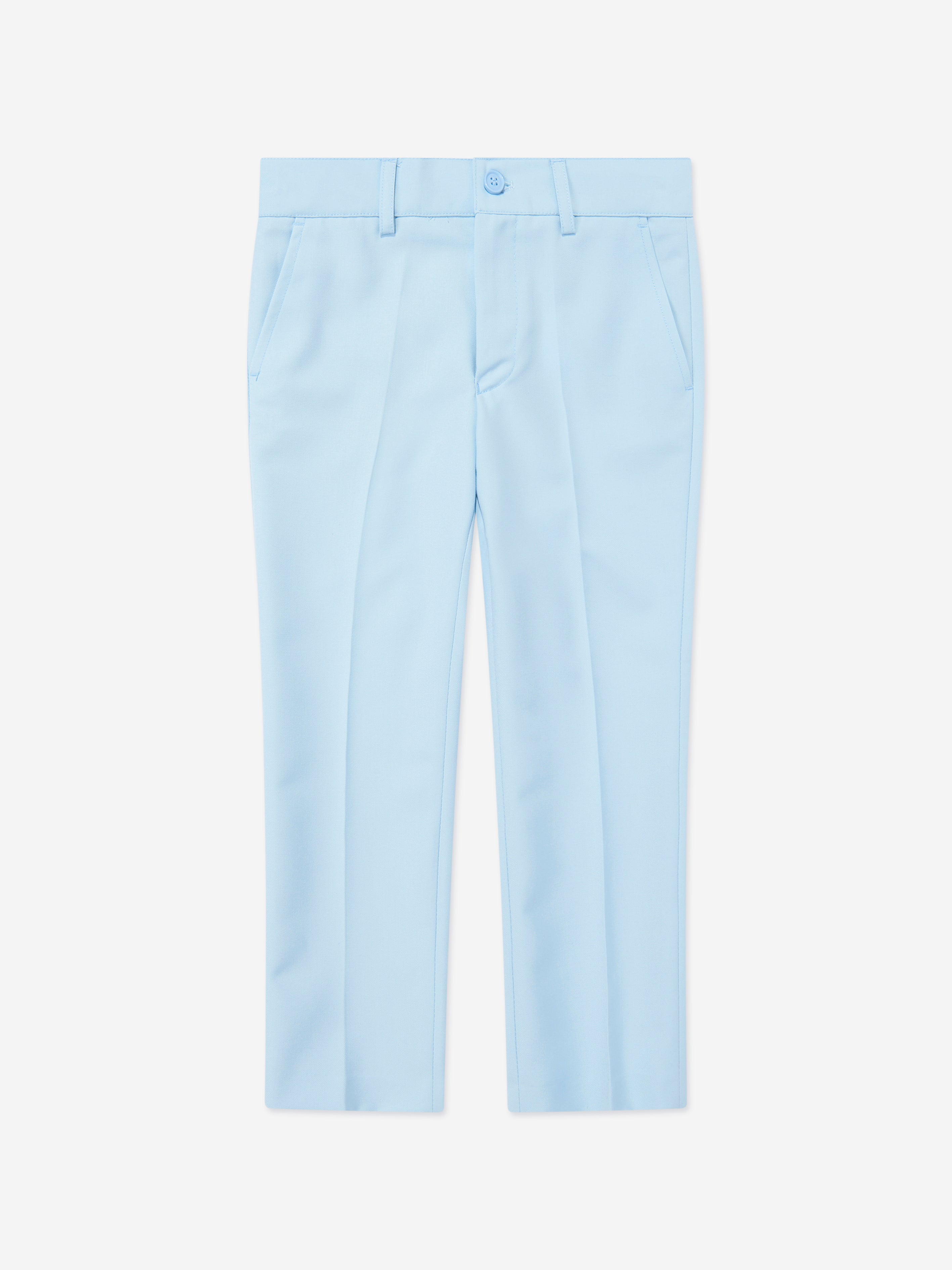 SUITLAB London Boys 7-Piece Sky Blue Suit Set with Accessories