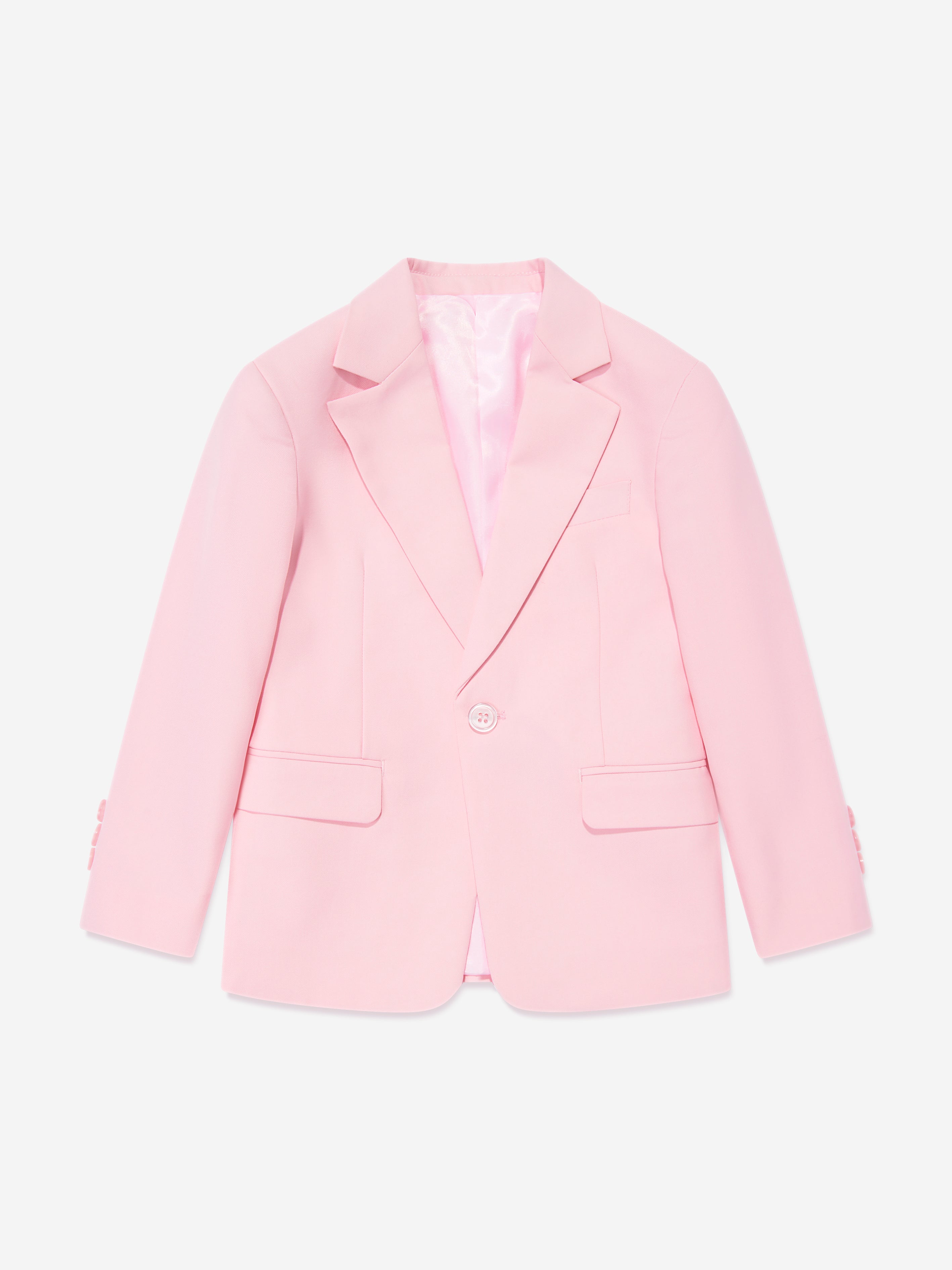 SUITLAB London Boys 7-Piece Suit Set in Pink – Jacket & Trousers