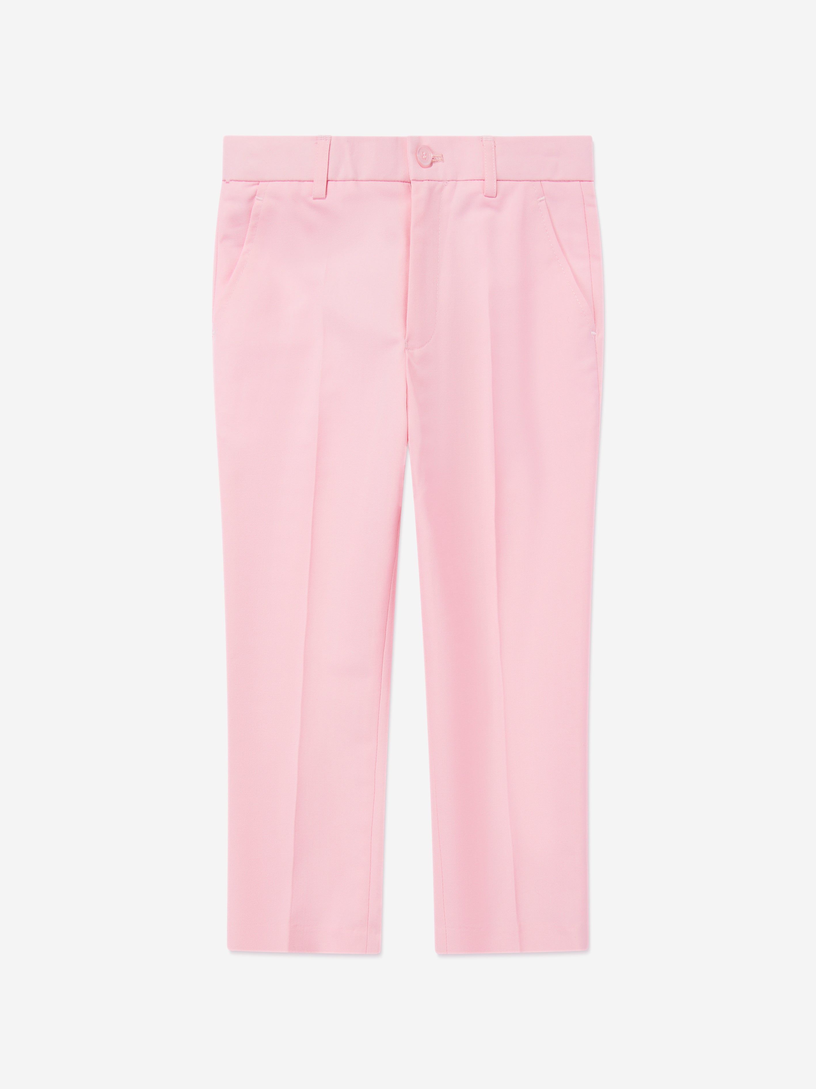 SUITLAB London Boys 7-Piece Suit Set in Pink – Jacket & Trousers