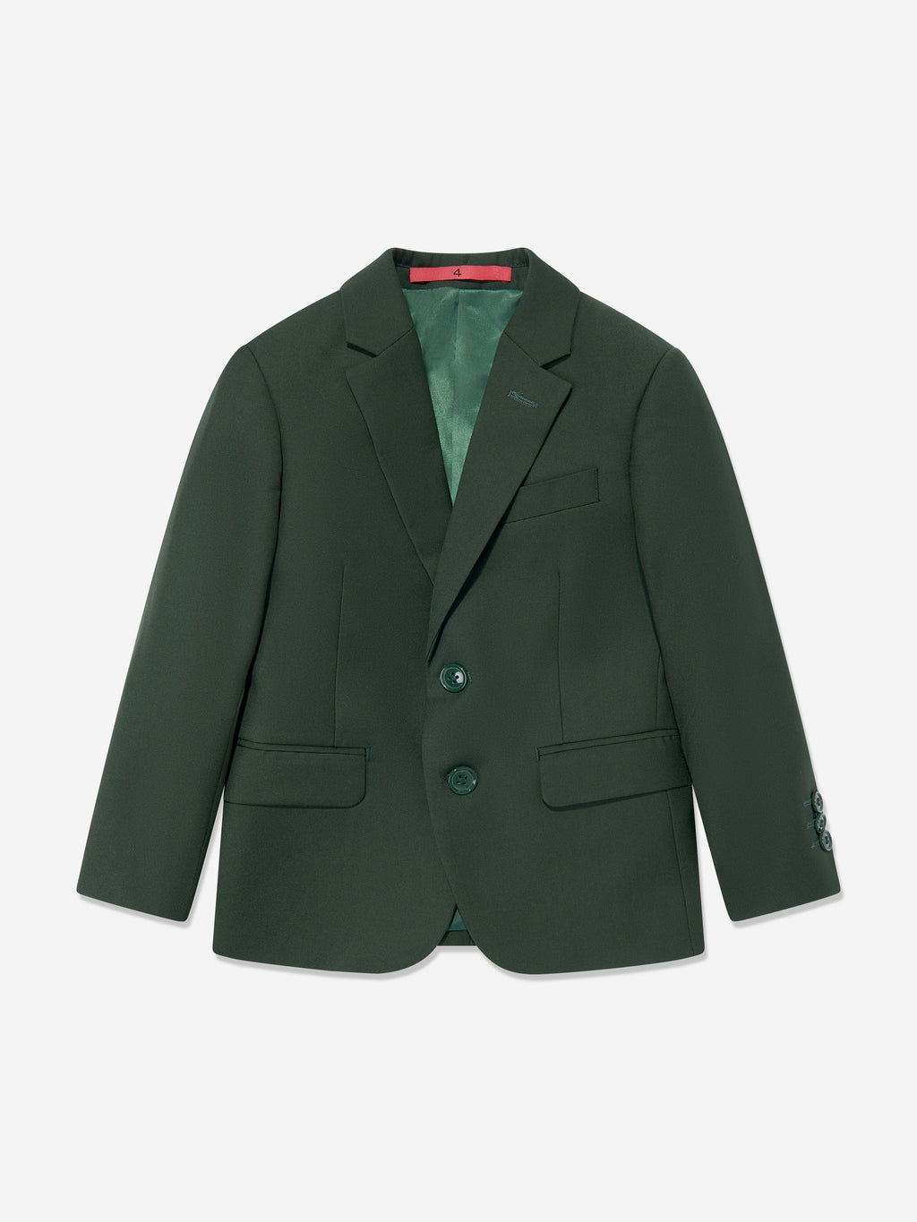 SUITLAB London Boys 7-Piece Hunter Green Suit Set with Suit Bag