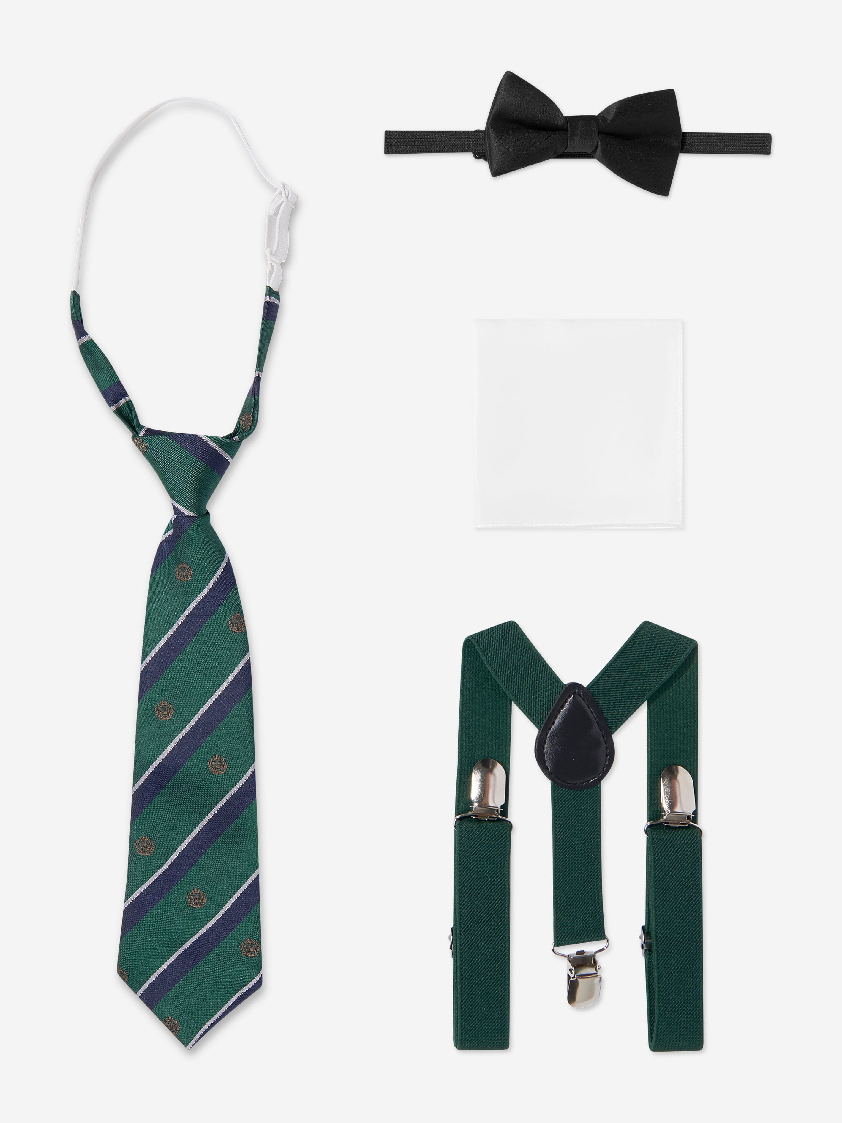 SUITLAB London Boys 7-Piece Hunter Green Suit Set with Suit Bag