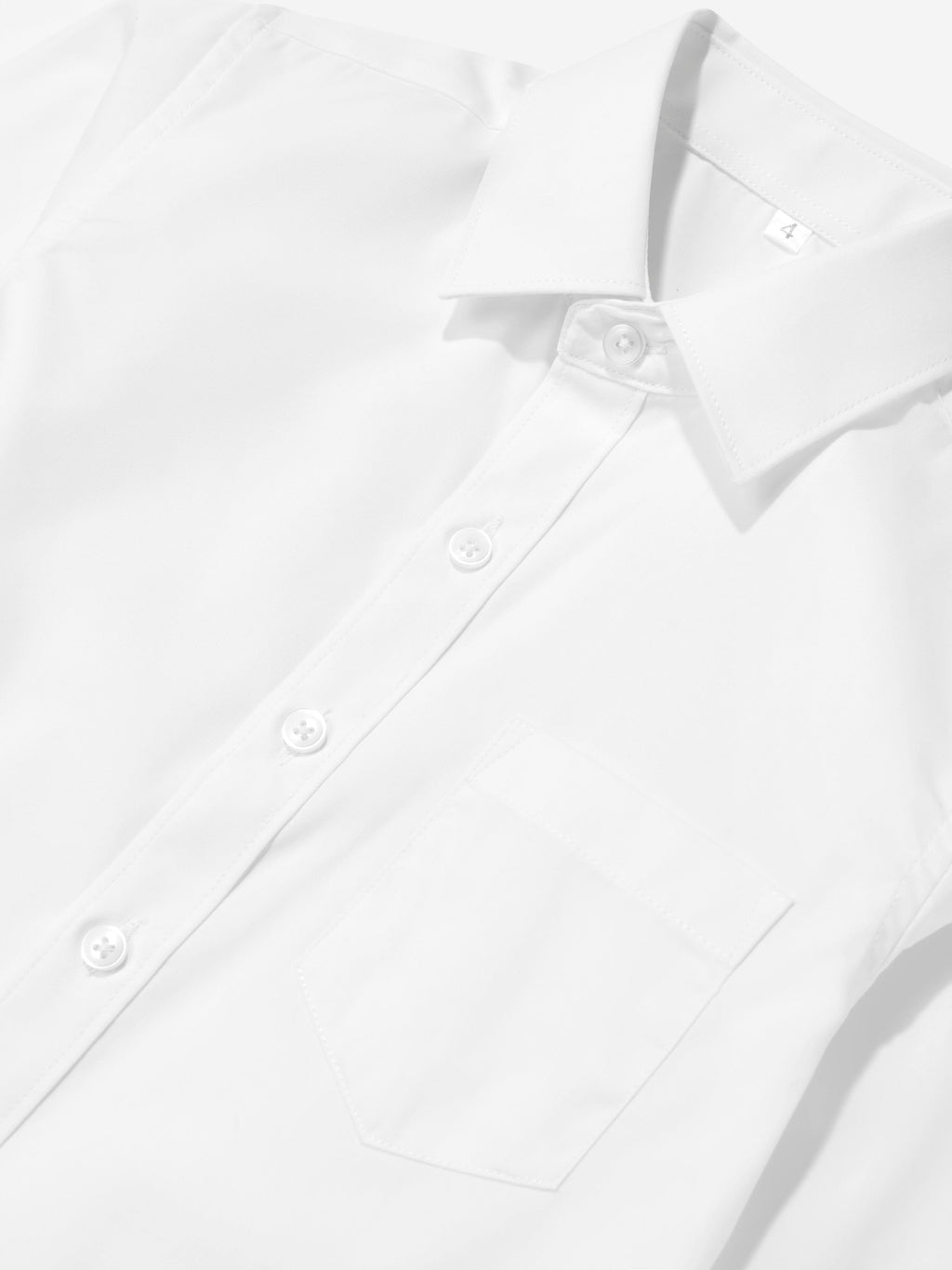 SUITLAB Boys White Cotton Poplin Long Sleeve Shirt | Childsplay Clothing