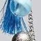 Laura Tassel And Bead Necklace - Silver
