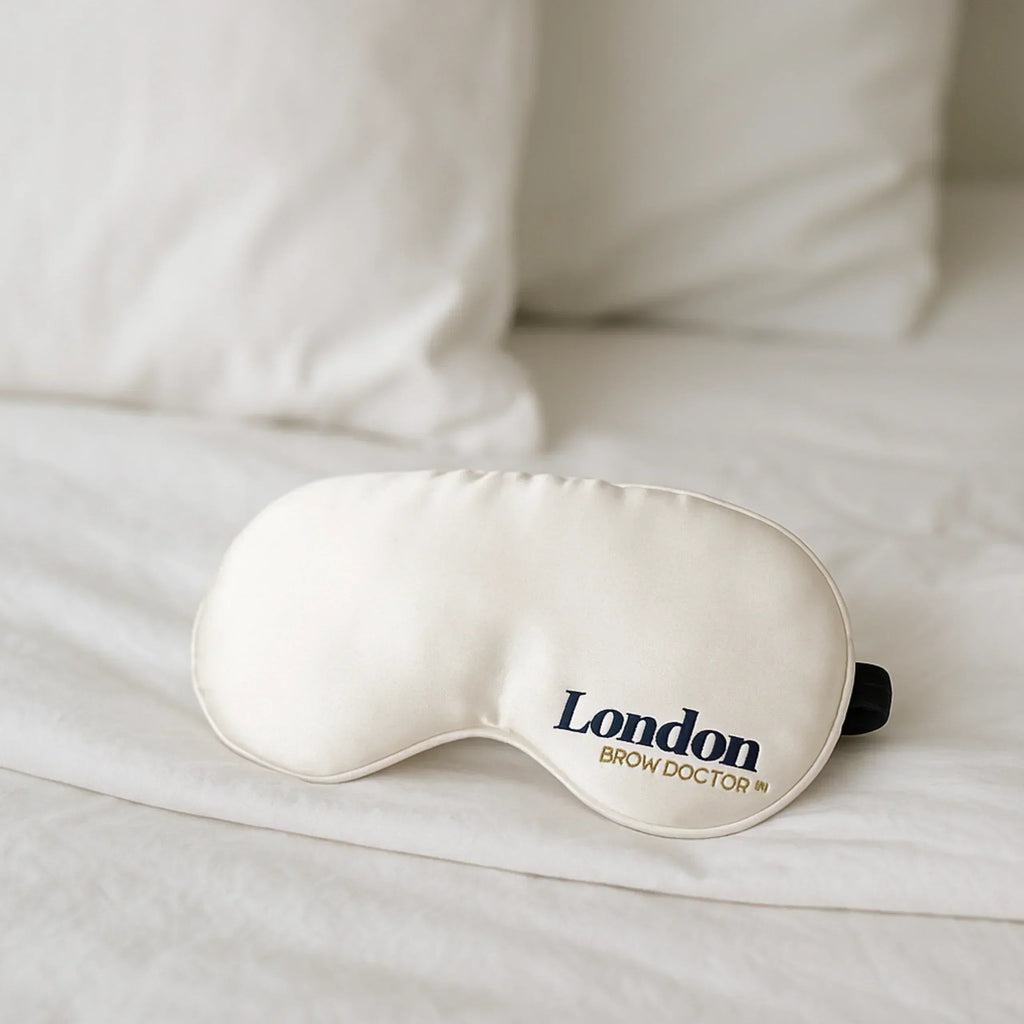 The London Brow Company Silk Blackout Eye Mask for Brow Treatments
