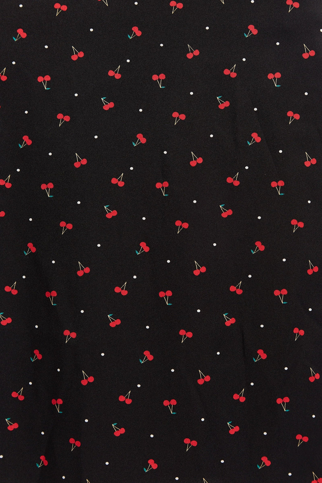 Louche Leonore Cherry Pie Print Square Neck Midi Dress