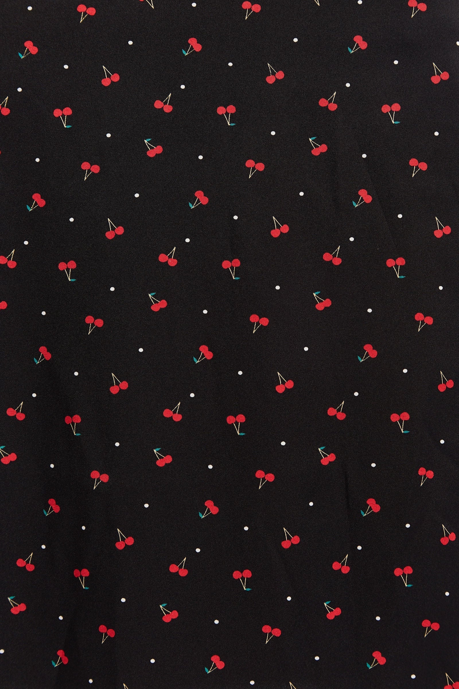 Louche Leonore Cherry Pie Print Square Neck Midi Dress