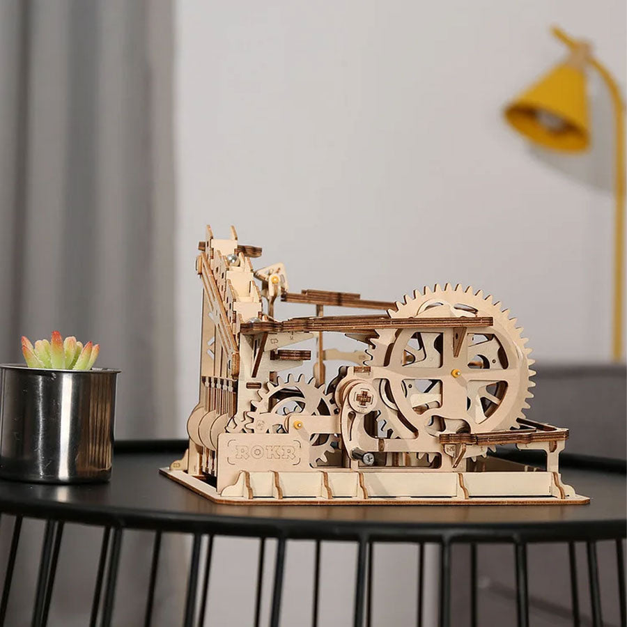 Snaps Marble Run 3D Wooden Puzzle – Mechanical STEM Building Kit