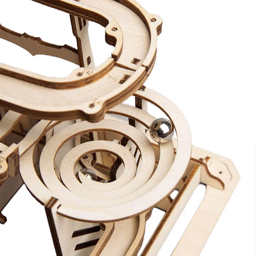Snaps Marble Run 3D Wooden Puzzle – Mechanical STEM Building Kit
