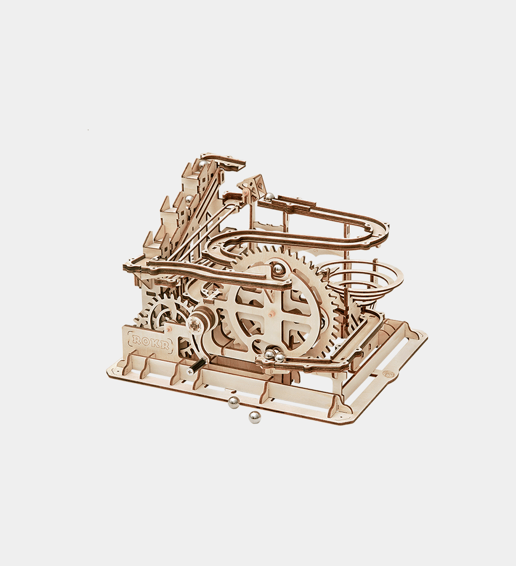 Snaps Marble Run 3D Wooden Puzzle – Mechanical STEM Building Kit