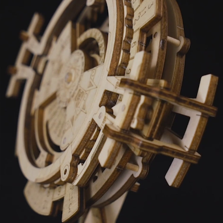 Snaps Perpetual Calendar – DIY 3D Wooden Puzzle Mechanical Desk Decor