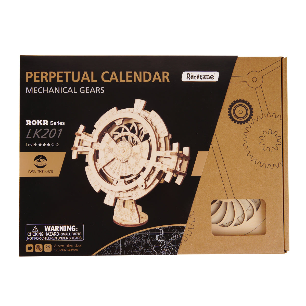 Snaps Perpetual Calendar – DIY 3D Wooden Puzzle Mechanical Desk Decor