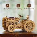 Snaps Tractor 3D Wooden Puzzle – Mechanical DIY Model Kit (135 Pcs)