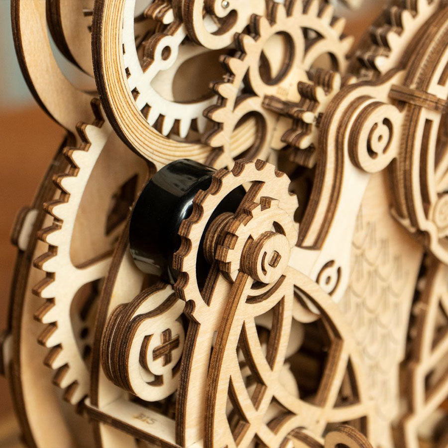 Snaps Owl 3D Wooden Puzzle Clock – Mechanical Gear DIY Model Kit