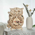 Snaps Owl 3D Wooden Puzzle Clock – Mechanical Gear DIY Model Kit