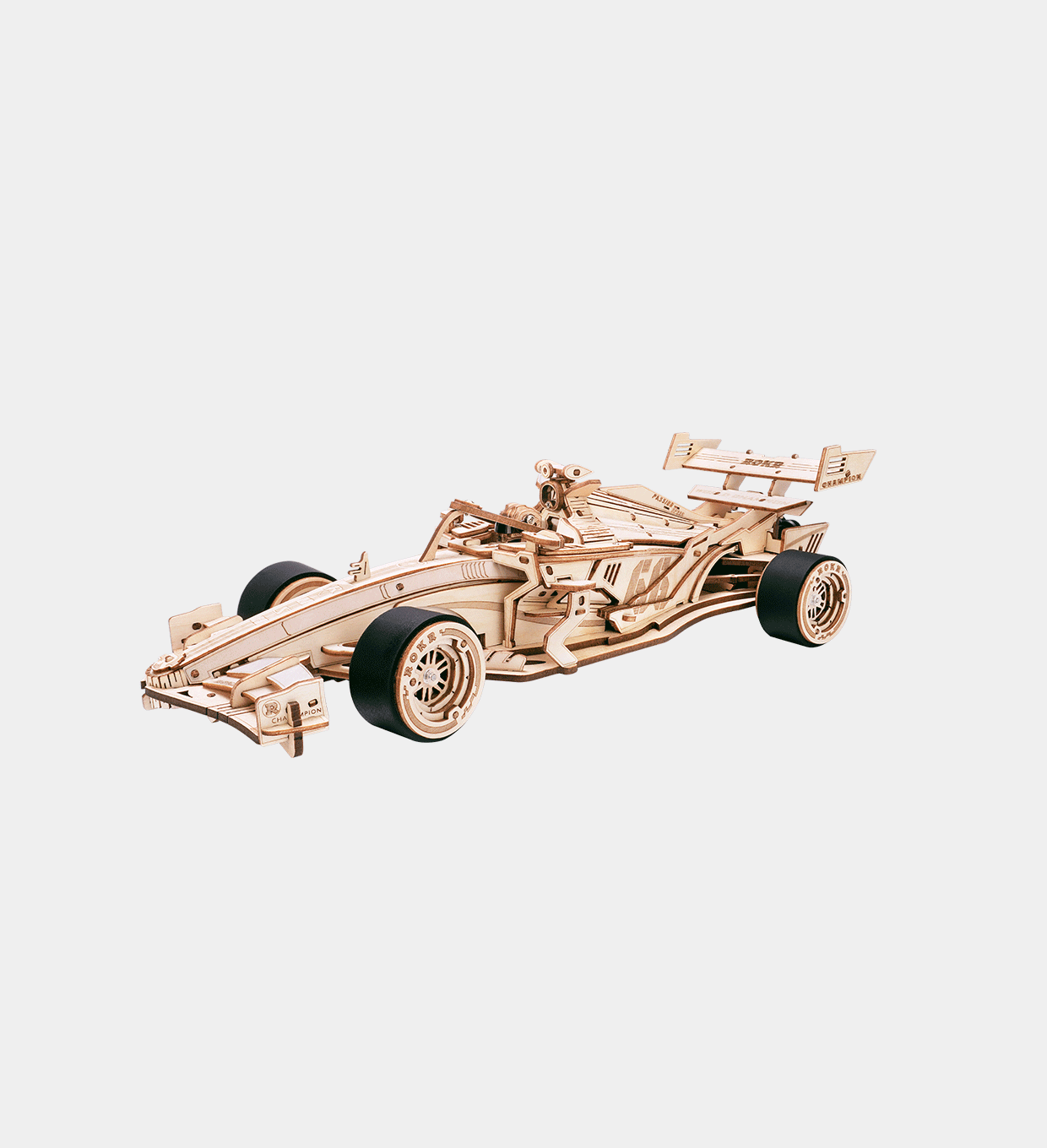 Snaps ROKR F1 Racing Car LK505 – 3D Wooden Puzzle Model Kit for Adults