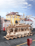 Snaps City Tram 28 Lisbon Model Kit – 3D Wooden Mechanical Puzzle