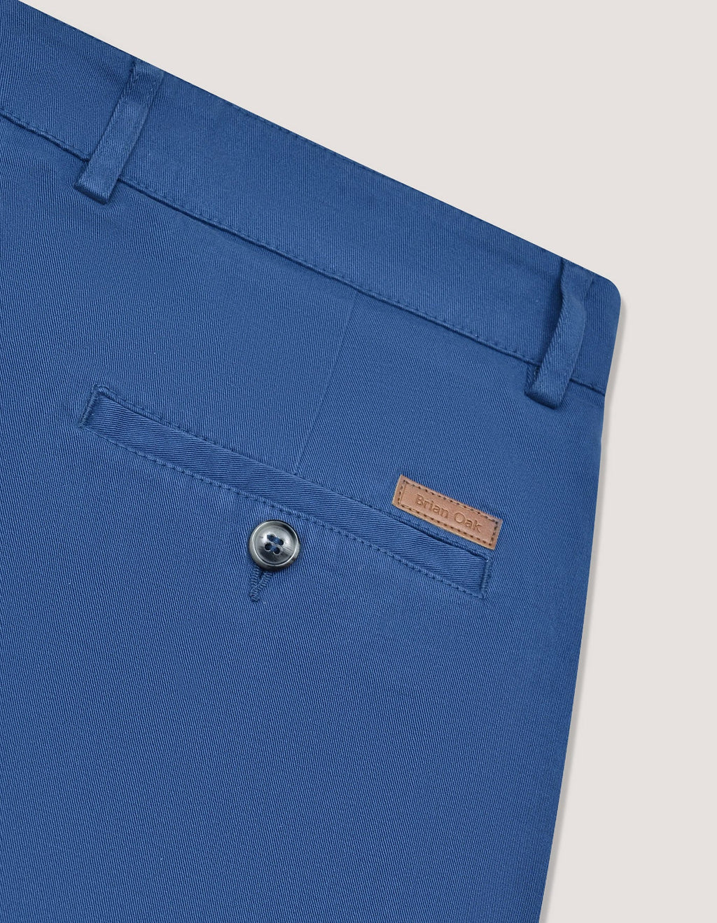 Medium Blue Cotton Blend Shorts