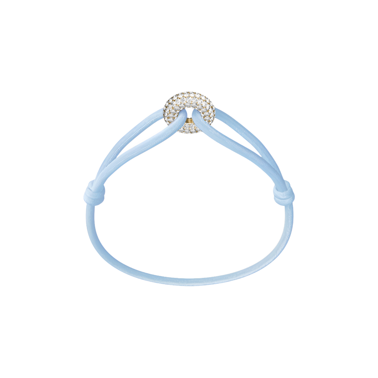 Golden Soho Pavé Cord Bracelet