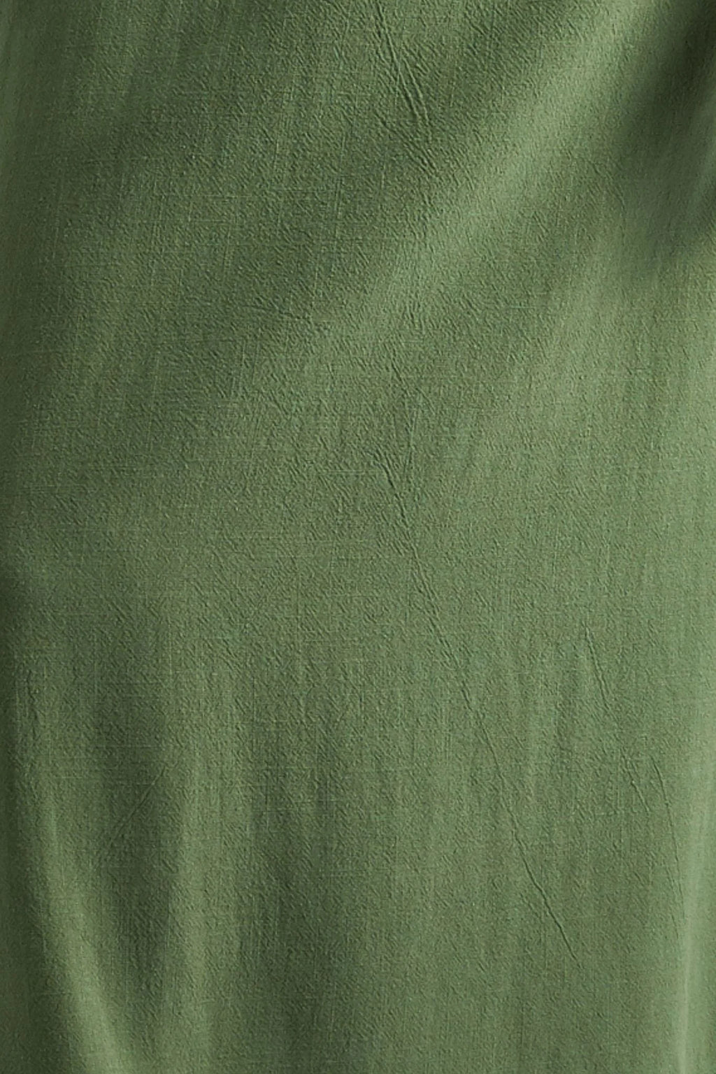 Lloyd Linen Mix Button Side Midi Skirt - Green