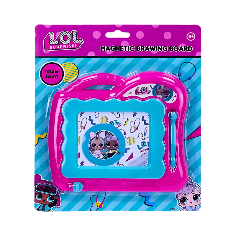 LOL Surprise! Magnetic Drawing Board – Portable Kids Doodle Sketch Pad