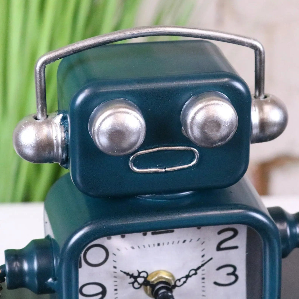 Lomita Desk Robot Clock Freestanding