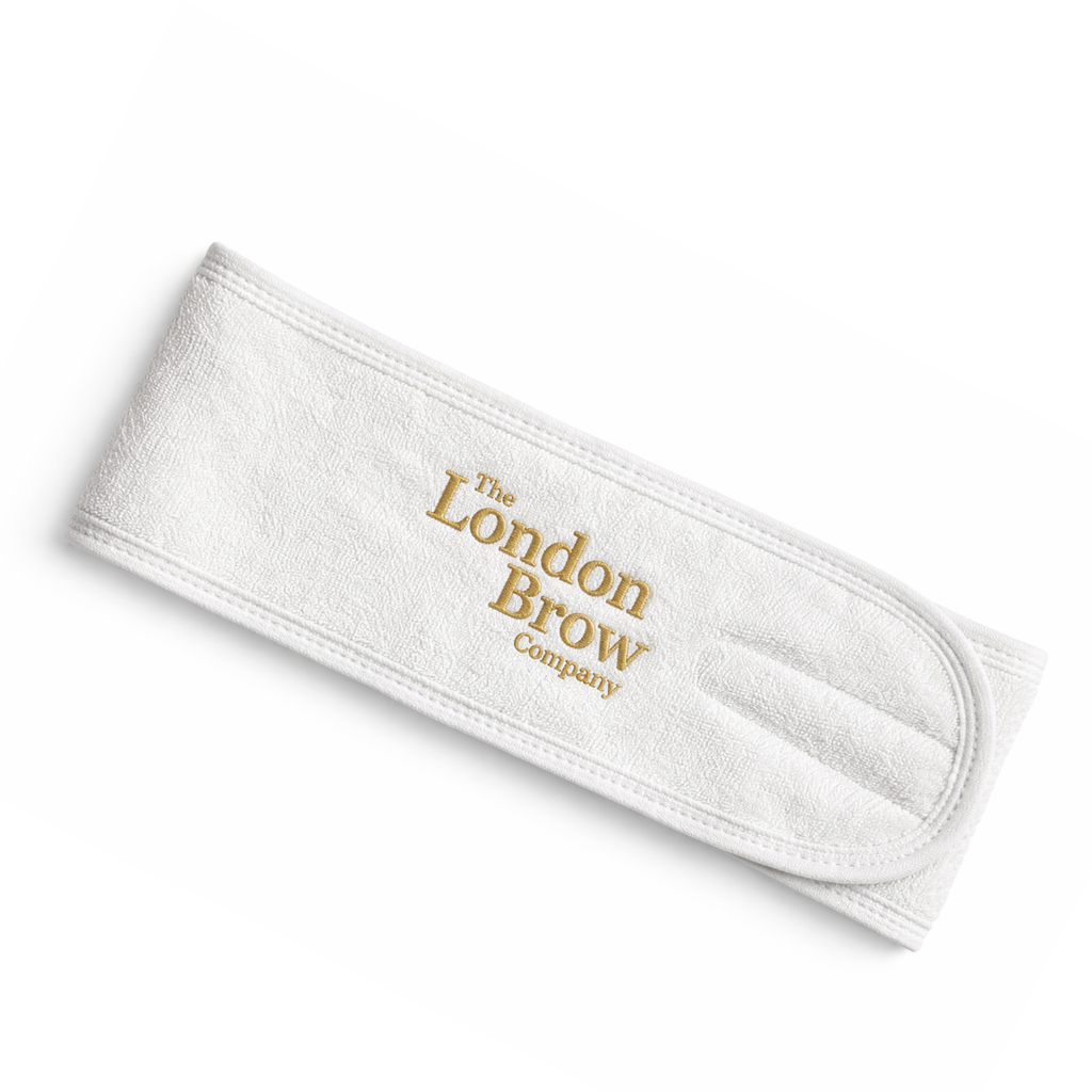 The London Brow Company Luxury Cotton Spa Headband for Facials