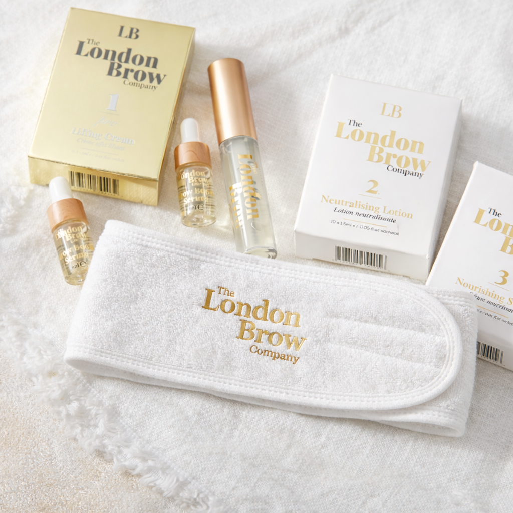 The London Brow Company Luxury Cotton Spa Headband for Facials