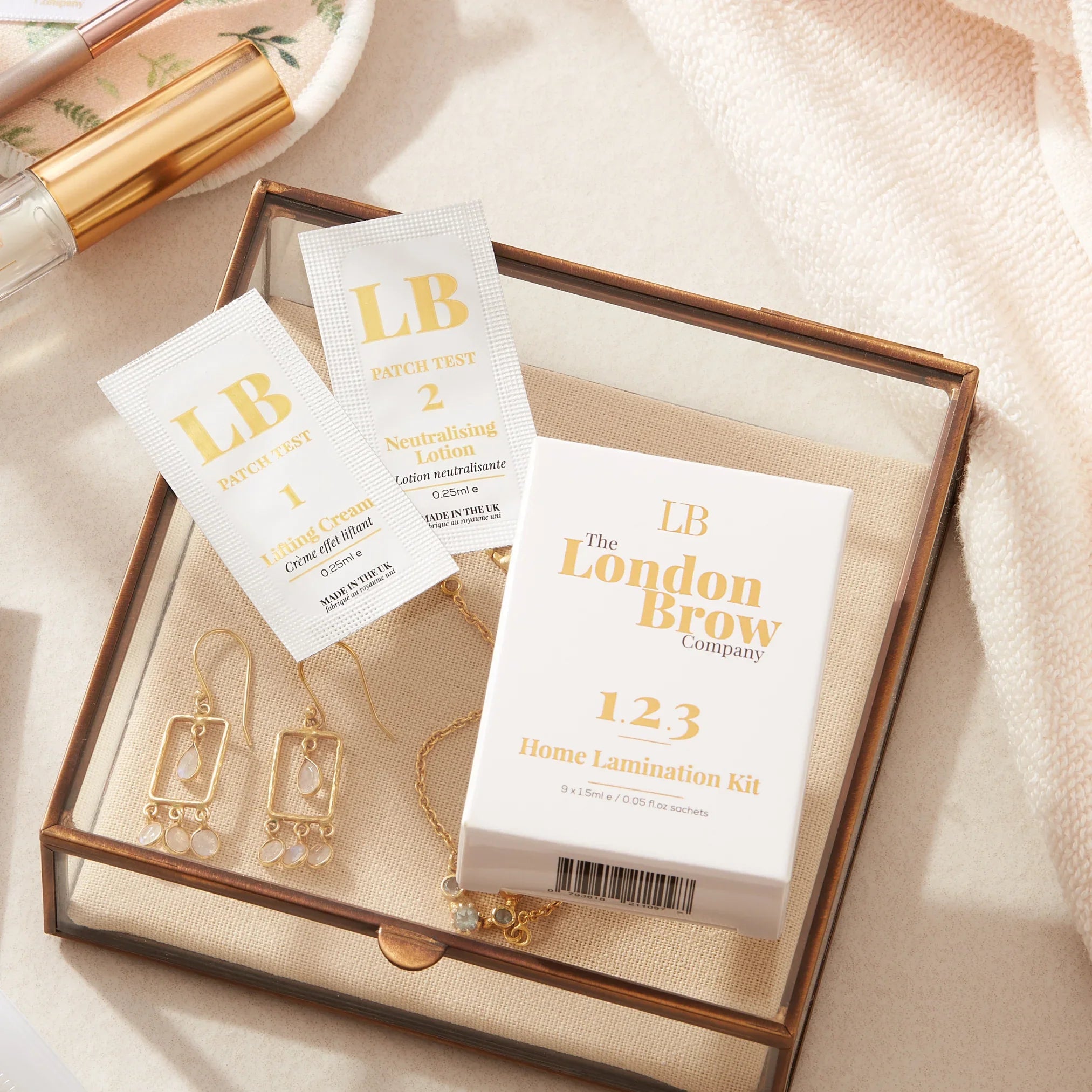 London Brow Lamination Refill Box | 9 Vegan Home Treatment Sachets