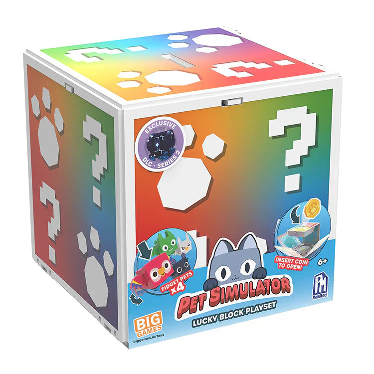 Pet Simulator Lucky Block Playset by Snaps – Series 2 with 4 Pets
