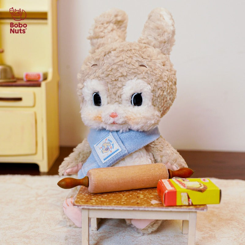 LuLuFun Studio Little Luna Handmade Boucle Bunny Plush Toy – Soft White
