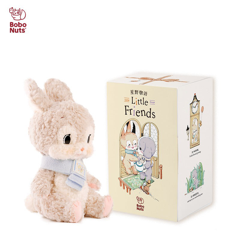 LuLuFun Studio Little Luna Handmade Boucle Bunny Plush Toy – Soft White