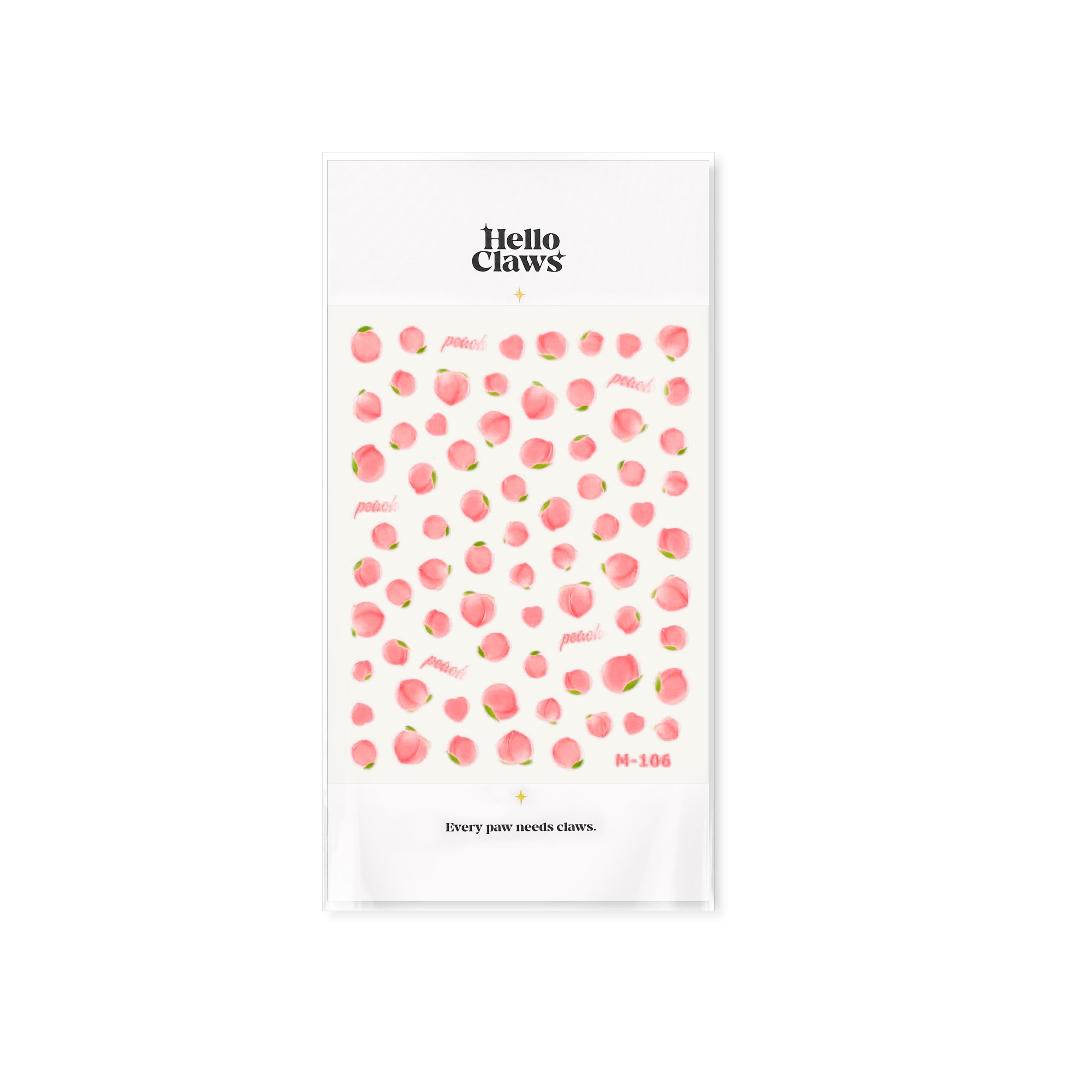 Juicy Peach Jelly Nail Deco Stickers – LuLuFun Studio Manicure Art
