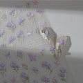 LuLuFun Studio Purple Flower and Butterfly Nail Art Deco Stickers