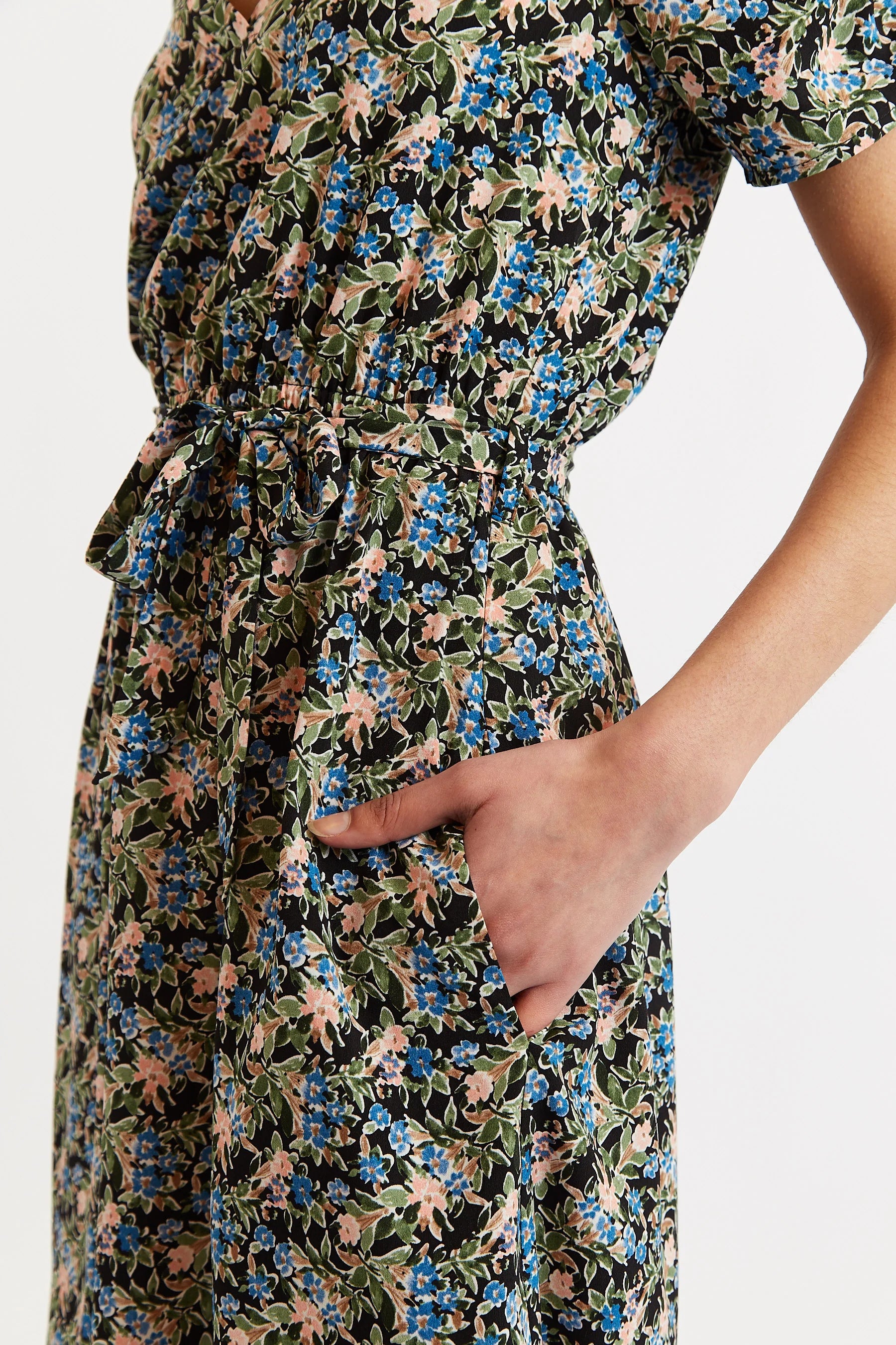 Magdalena Watercolour Floral Mini Dress