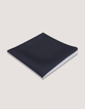 Grey and Black Silk Pocket Square
