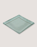 Floral Silk Pocket Square - Mint Green