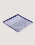 White & Blue Dotted Silk Pocket Square