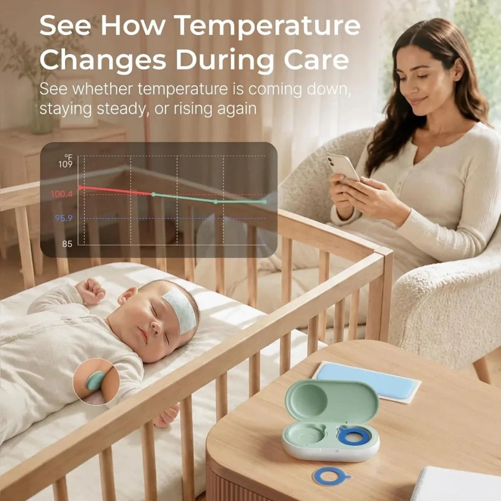 Momcozy T31 Wearable Smart Baby Digital Thermometer - image 3