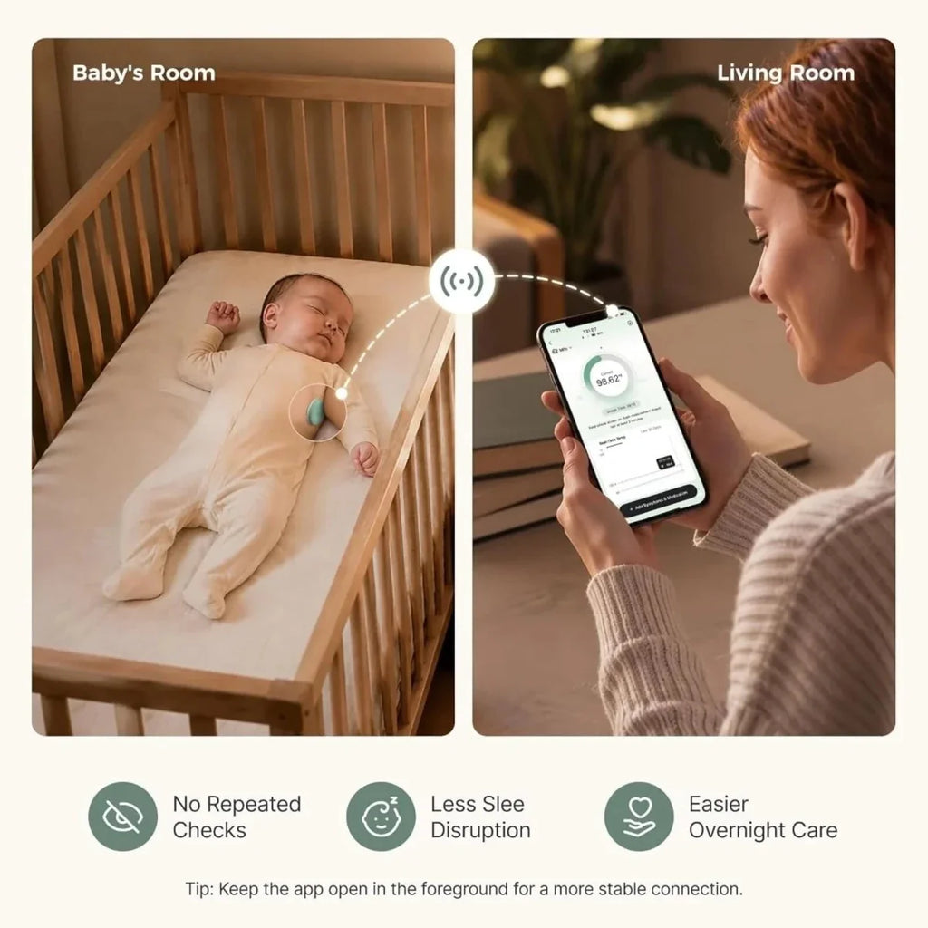 Momcozy T31 Wearable Smart Baby Digital Thermometer - image 8