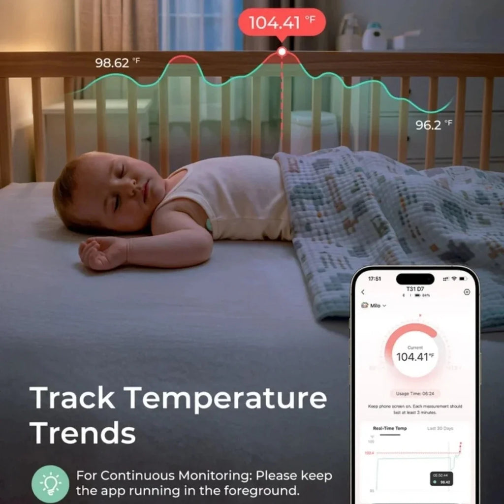 Momcozy T31 Wearable Smart Baby Digital Thermometer - image 15