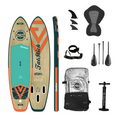 FatStick Wooden Menace 11'2 Inflatable Paddle Board & Kayak Hybrid