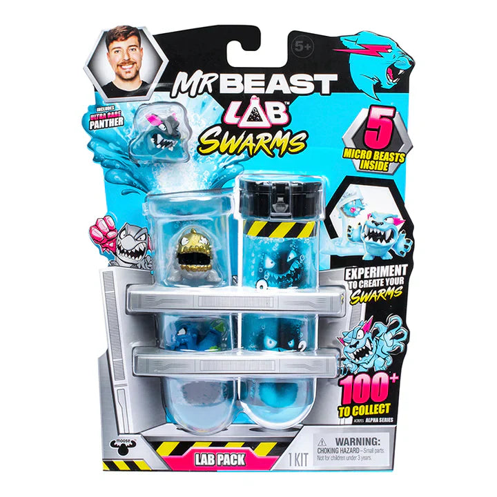 MrBeast Lab Swarms 5-Pack Collectible Micro Beasts by Snaps