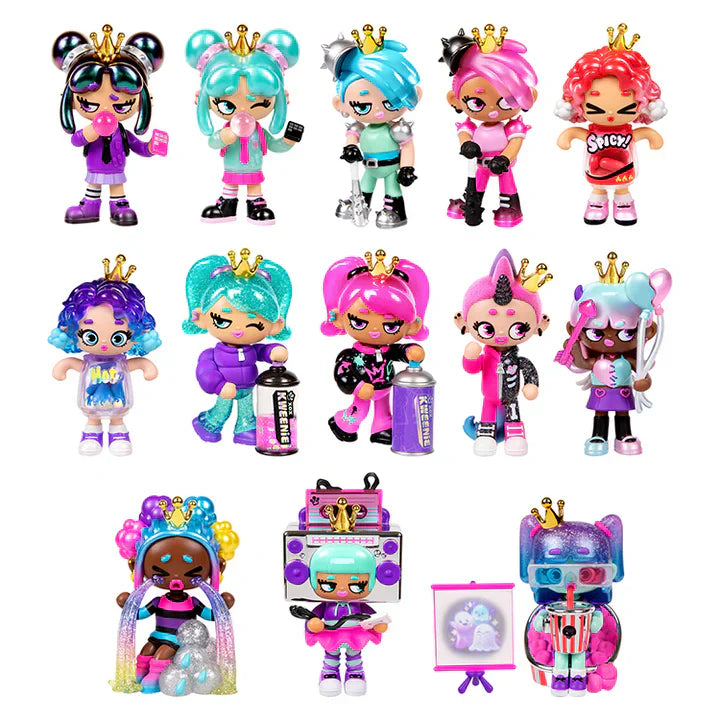 XOX Kweenies Collectible Blind Box Figurine with Display Case by Snaps