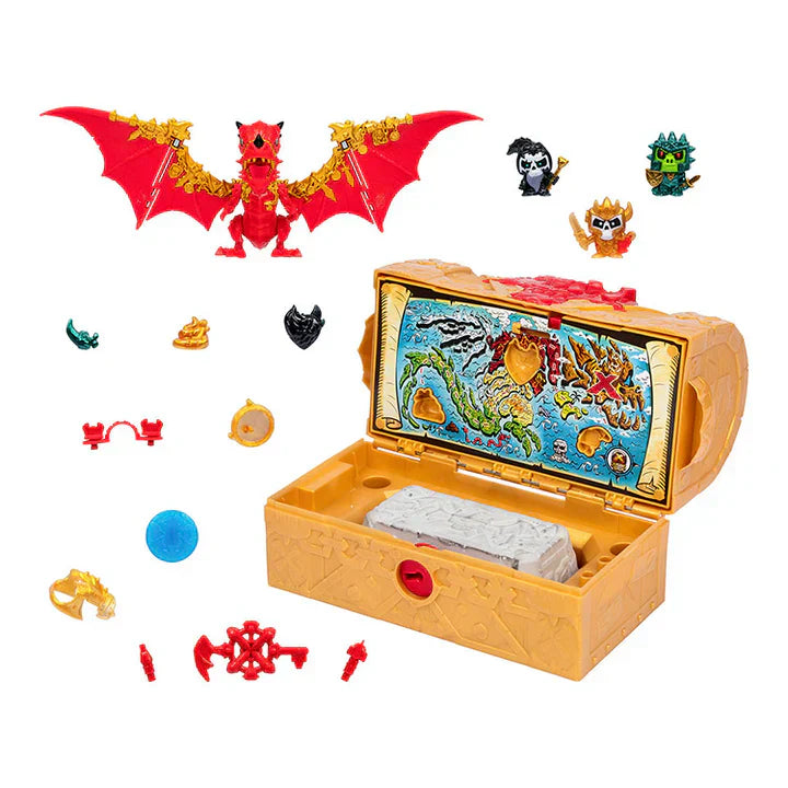 Treasure X Lost Lands Dragon's Realm Mystery Chest – 25 Level Playset