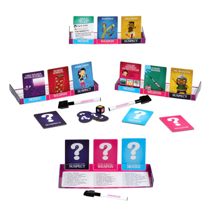 Ghosted Board Game by Snaps – Mystery Deduction Game for 3-6 Players