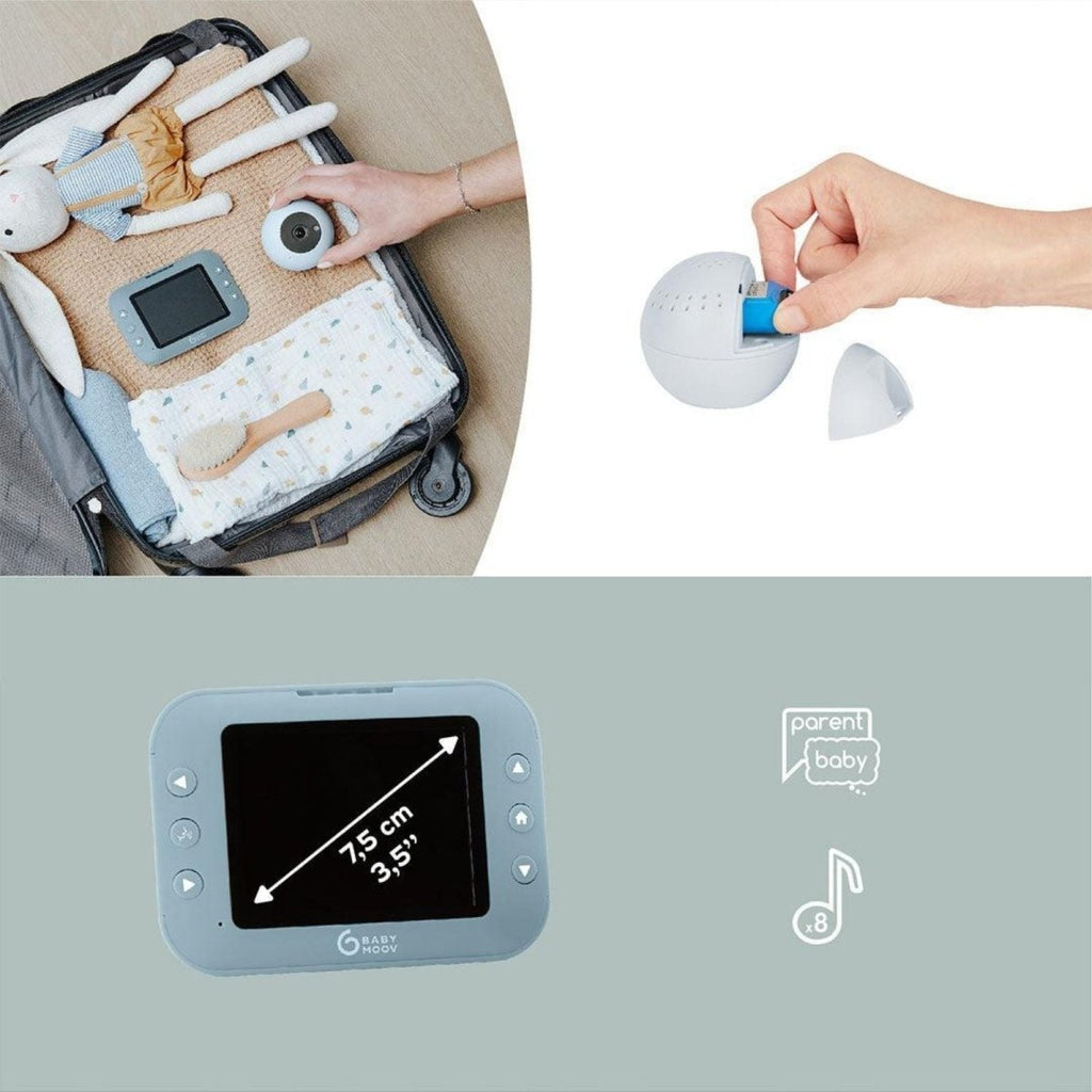 Babymoov Babyphone Yoo Roll Video Baby Monitor