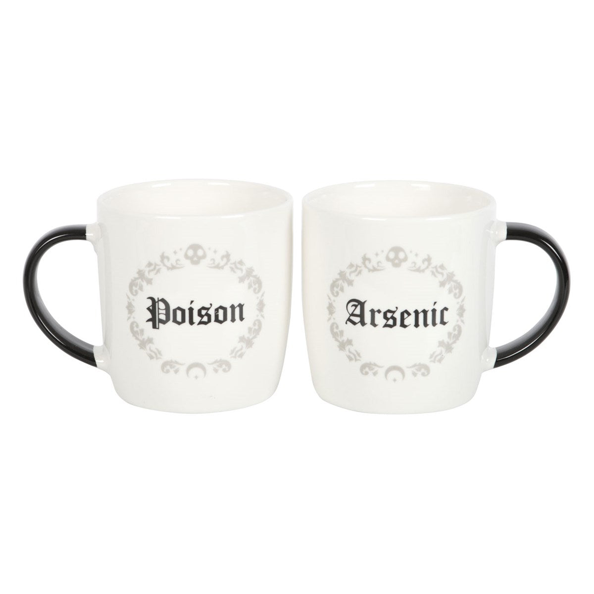 Kate's Clothing Poison and Arsenic Gothic Couples Mug Set - 350ml