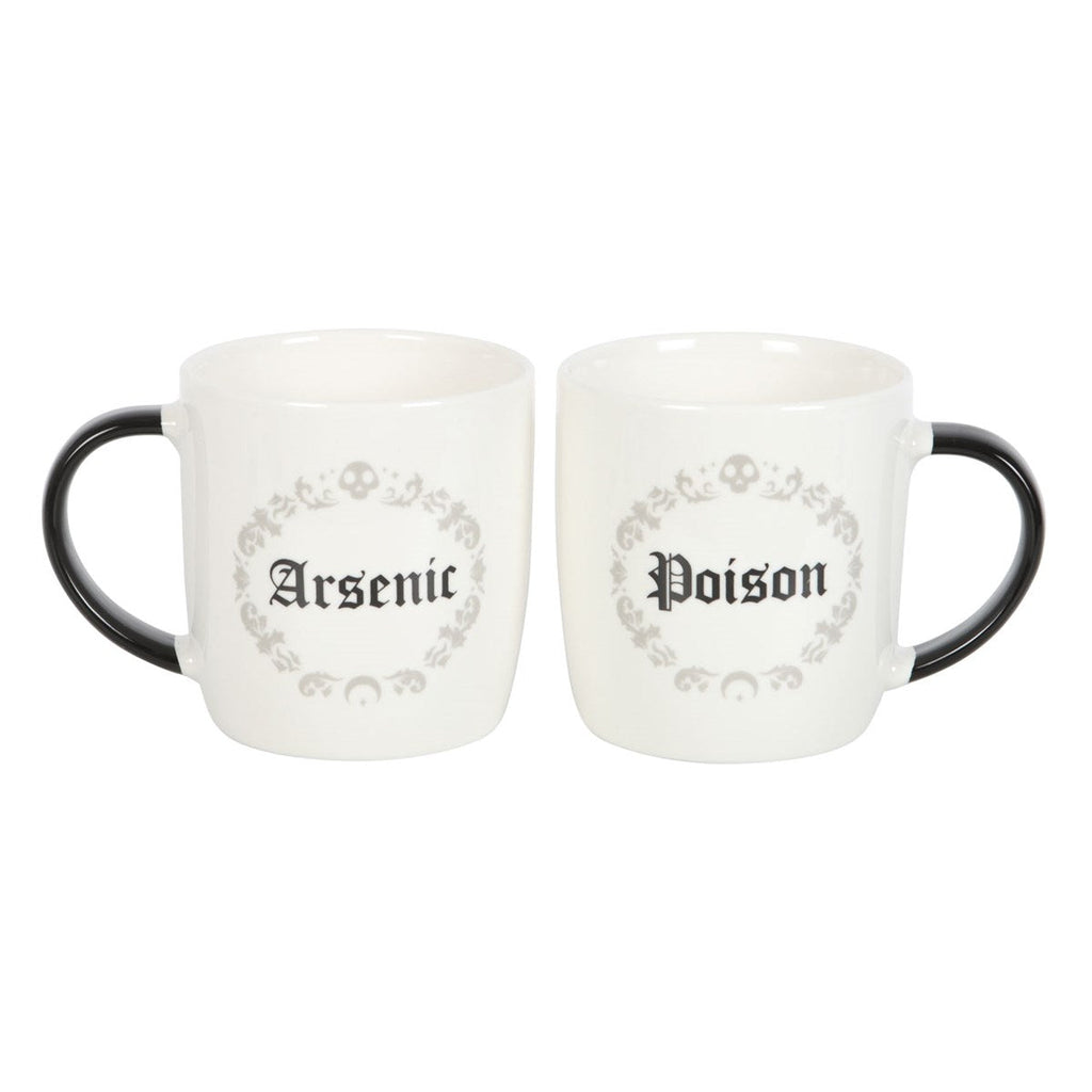 Kate's Clothing Poison and Arsenic Gothic Couples Mug Set - 350ml